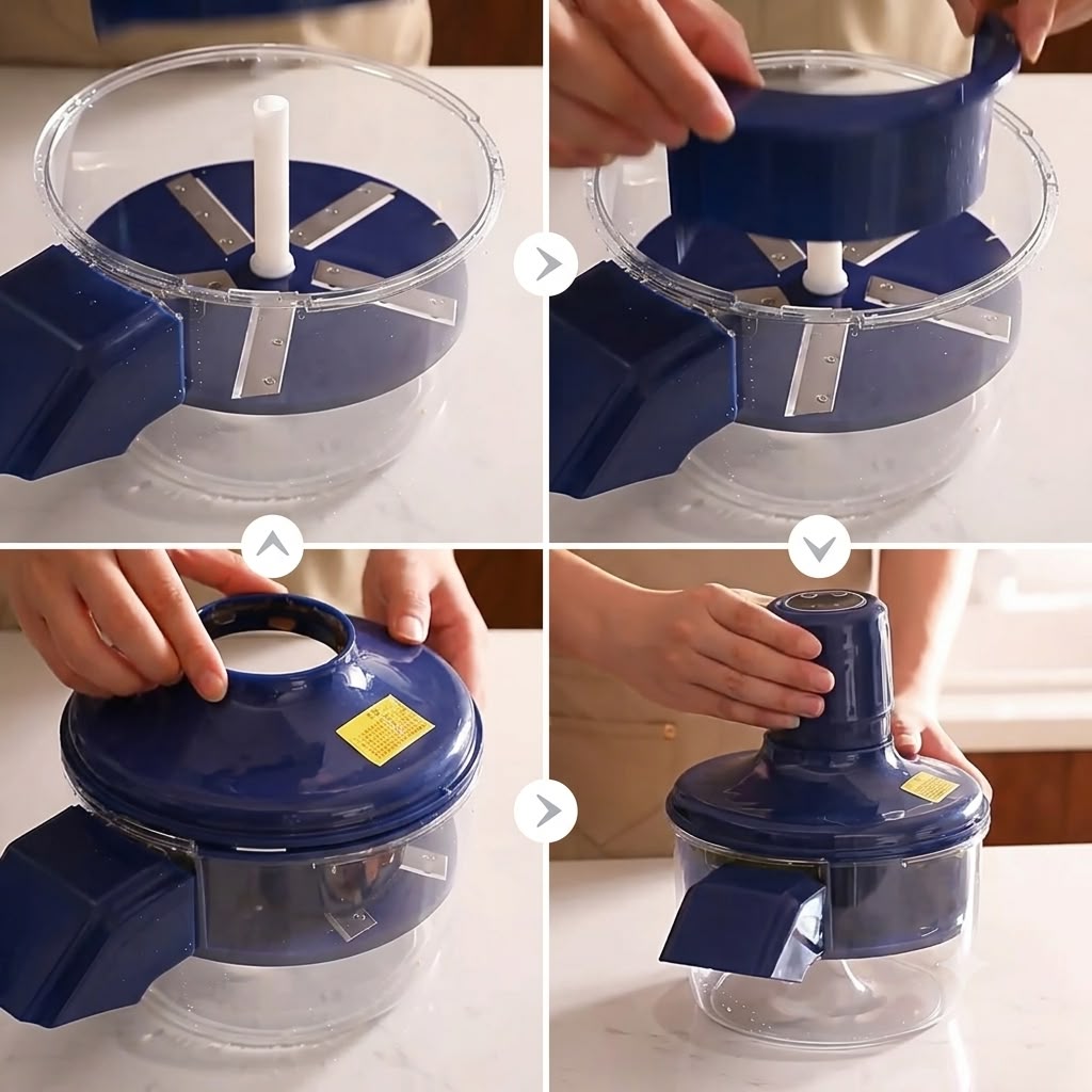 PeelMaster™ – Curățător Automat pentru Fructe și Legume