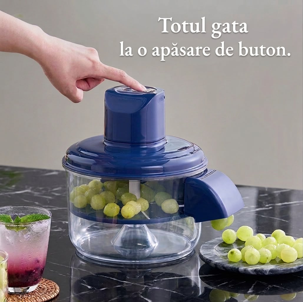 PeelMaster™ – Curățător Automat pentru Fructe și Legume